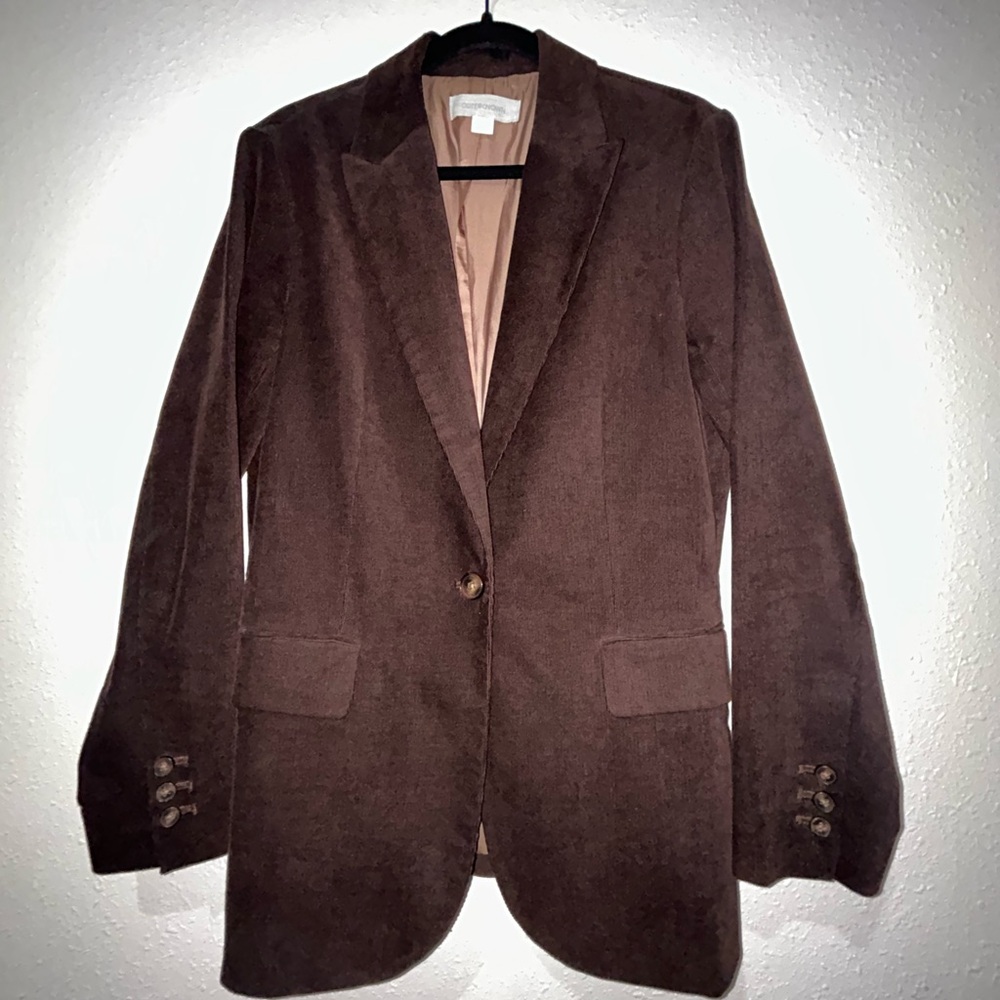 Outerknown Henry Cord Boy Blazer in Java